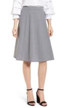 Women's Socialite Gingham A-line Skirt - Black