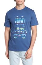 Men's Psycho Bunny Logo Graphic T-shirt (l) - Blue