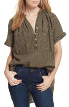 Women's Free People For Keeps Linen Blend Top - Brown