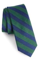 Men's The Tie Bar Lumber Stripe Silk & Linen Tie