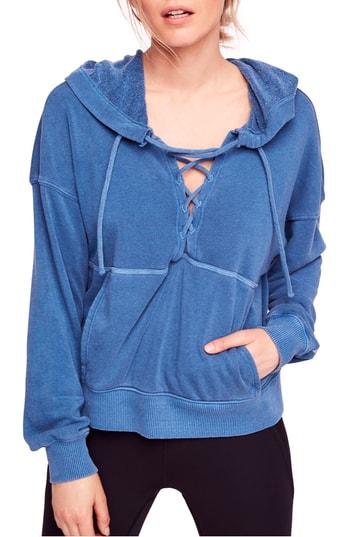 Women's Free People Believer Hoodie - Blue