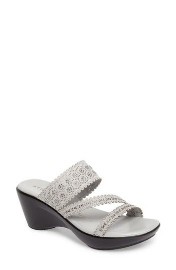 Women's Athena Alexander Poppy Wedge Sandal .5 M - Blue