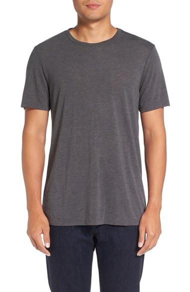 Men's Michael Stars Crewneck T-shirt, Size - Grey