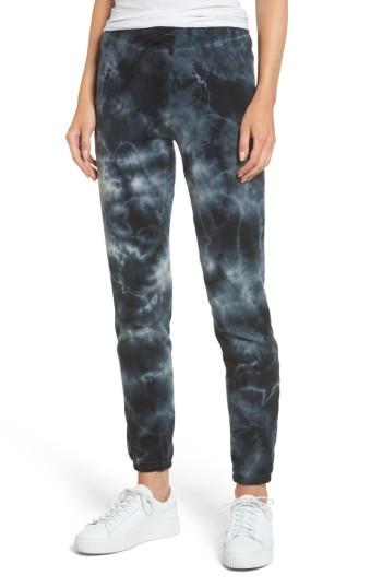 Women's Pam & Gela Tie Dye Knit Pants, Size - Black