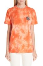 Women's Ganni Tie Dye Daisy Tee - Orange