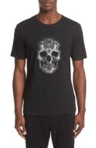 Men's The Kooples Embroidered Skull Graphic T-shirt - Black