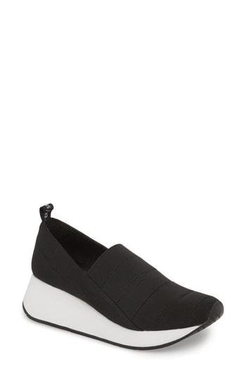 Women's Donald Pliner Piper Platform Slip-on Sneaker M - Black
