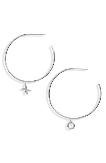 Women's Adornia X & O Hoop Earrings