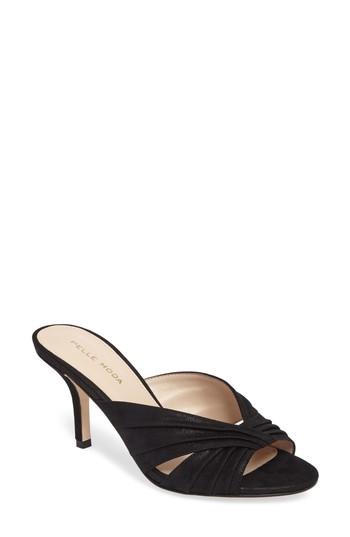 Women's Pelle Moda Isla Sandal .5 M - Black