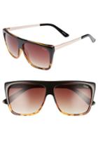 Women's Quay Australia X Desi Perkins On The Low 60mm Square Sunglasses - Tort/ Brown