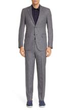 Men's Ermenegildo Zegna Milano Trim Fit Solid Wool & Silk Suit