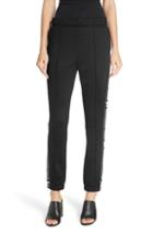 Women's T By Alexander Wang Logo French Terry Track Pants