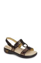 Women's Alegria 'julie' Slingback Sandal -8.5us / 38eu - Metallic