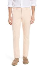 Men's Bonobos Tailored Fit Washed Stretch Cotton Chinos X 30 - Orange