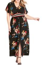 Women's City Chic Avairy Floral Maxi Dress