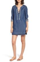 Women's Sanctuary Faith Denim Shift Dress, Size - Blue