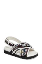 Women's Topshop Crossover Flat .5us / 36eu - White