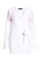 Women's The Fifth Label Riverine Smocked Wrap Dress, Size - White
