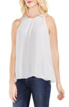Women's Vince Camuto Sleeveless Metallic Clip Dot Top - White