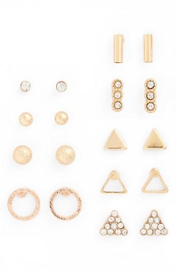 Women's Bp. 9-pack Geo Stud Earrings