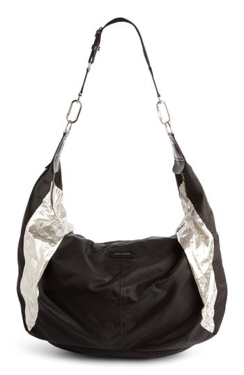 Isabel Marant Small Nilwey Nylon Hobo - Black