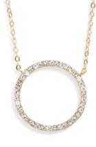 Women's Nordstrom Pave Open Circle Pendant Necklace