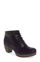 Women's Wolky 'jacquerie' Lace-up Bootie .5-9us / 40eu - Purple