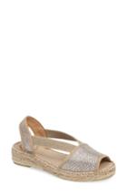Women's Toni Pons Estel Espadrille Sandal Eu - Metallic