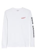 Men's Carhartt Work In Progress Doin' Damage Graphic Long Sleeve T-shirt, Size - White