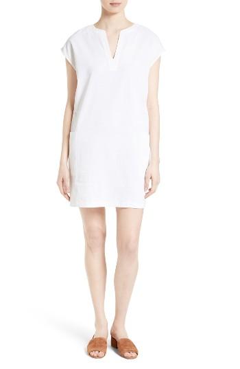 Women's Theory Saturnina Stretch Linen Shift Dress