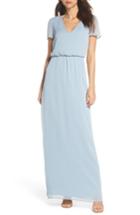 Women's Wayf Anna Tie Back Gown - Blue
