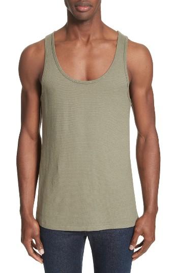 Men's Saturdays Nyc Rib Knit Tank - Green