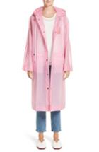 Women's Proenza Schouler Pswl Graphic Raincoat, Size - Pink