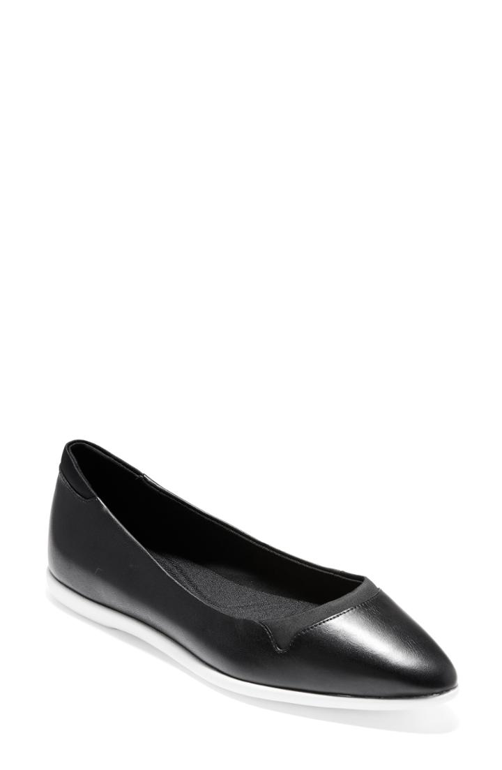 Women's Cole Haan Zerogrand Skimmer Flat B - Black