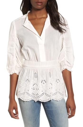 Women's Lucky Brand Eyelet Detail Tunic