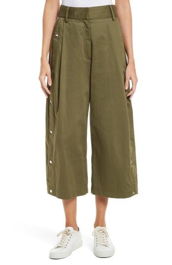 Women's Public School Tess Wide Leg Crop Pants - Green