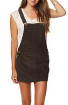 Women's O'neill Kipling Print Corduroy Pinafore Dress