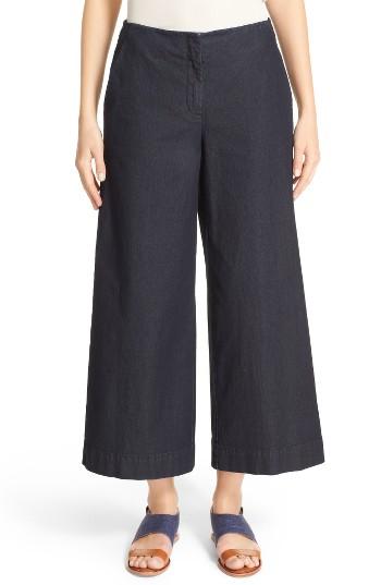 Women's Lafayette 148 New York Morton Denim Culottes
