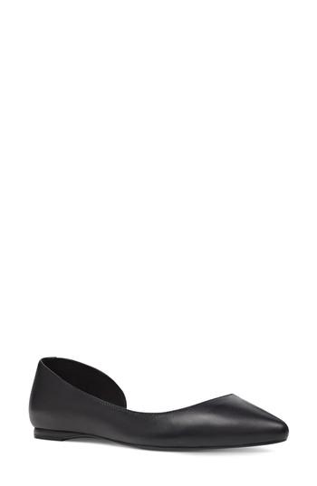 Women's Nine West Spruce D'orsay Flat .5 M - Black