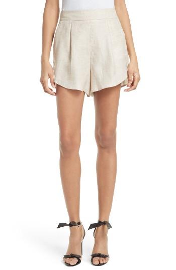 Women's Milly Linen Blend Petal Shorts