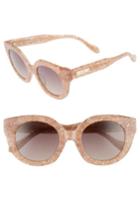 Women's Sonix Penny 48mm Cat Eye Sunglasses - Candy Pink/ Brown Fade