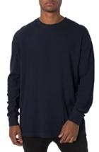 Men's Zanerobe Rugger Oversize Waffle Knit Long Sleeve T-shirt - Blue