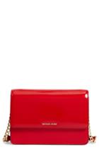 Michael Michael Kors Large Daniela Leather Crossbody Bag - Red