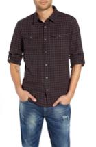Men's John Varvatos Star Usa Check Flannel Shirt - Red