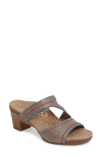 Women's Aetrex Lilian Platform Sandal Eu - Grey