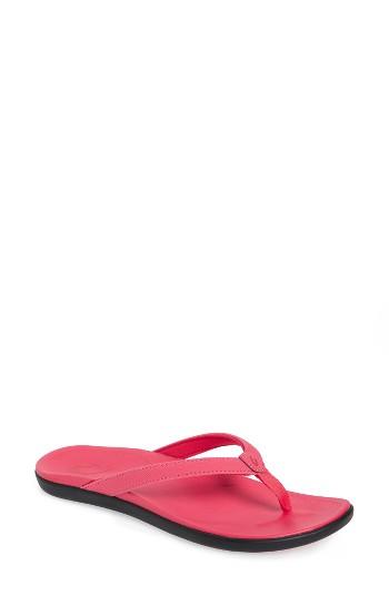 Women's Olukai 'ho Opio' Flip Flop M - Beige