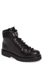 Men's Valentino Garavani Vltn Strap Boot Us / 40eu - Black