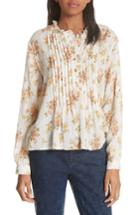 Women's La Vie Rebecca Taylor Madeleine Cotton Blend Blouse