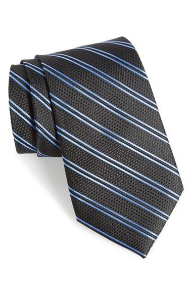 Men's Nordstrom Men's Shop Parktime Stripe Silk Tie