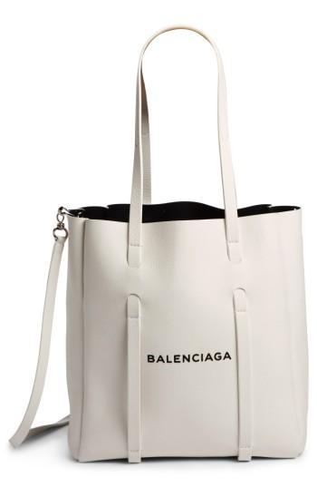 Balenciaga Medium Everyday Leather Tote - White